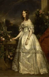 Portrait of Princess Victoria of Saxe-Coburg and Gotha